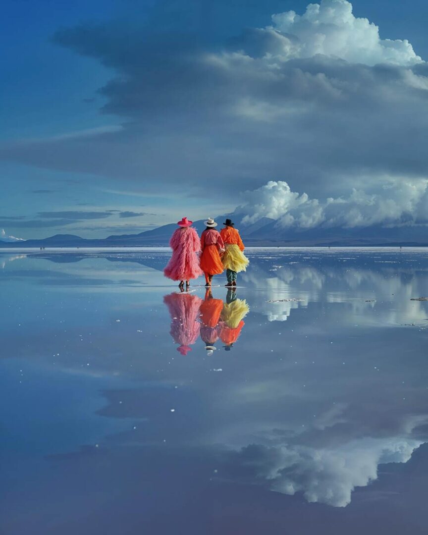 כאשר מישור המלח Salar de Uyuni הופך לבמה